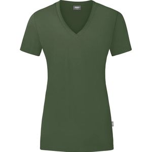 Jako Organic T-Shirt Dames - Olijf | Maat: 48
