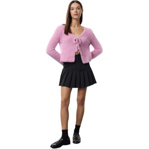 Trendyol Antraciet Cropped Verendas Gedetailleerd Gebreide Vest Twoaw25Hi00111