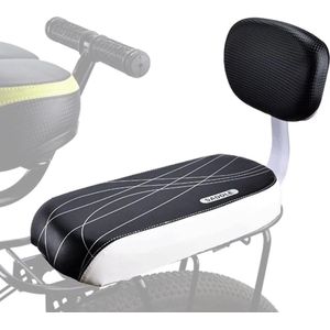 Fietsachterstoel, Gestoffeerd zadel met rugleuning, Kinderzitje, Bagagedrager, achterzitkussen, armleuning, voetsteun, veiligheidsfiets, achterbench, accessoireset, veiligheid, fietsaccessoires for outdoor