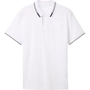 Tom Tailor Poloshirt Poloshirt Met Structuur 1040936xx10 20000 Mannen Maat - XL