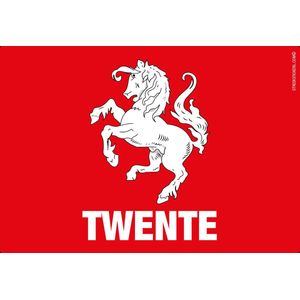 Sticker Twente tekst onderin
