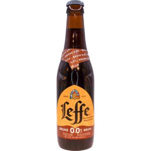 Leffe - Bruin 0.0% - Alcoholvrij bruin bier