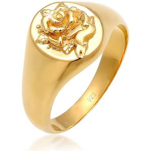 Elli Women's Lady Ring 925 zilver 58 Goud 32020172