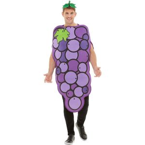 FUNIDELIA Druif kostuum voor volwassenen - Fruit kostuum - Maat: One Size