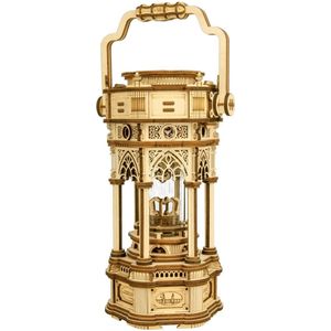 Robotime - Muziekdoos - DIY - 3D - Victorian Lantern - Houten Modelbouw