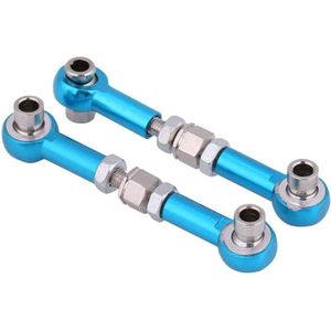 Stuurstaaf Aluminium Turnbuckle Rod Koppeling - CNC Machined RC Auto Upgrade Accessoire Onderdelen - Blauw .