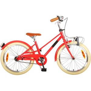 Volare Melody Kinderfiets - Meisjes - 20 inch - Koraal Rood - Prime Collection