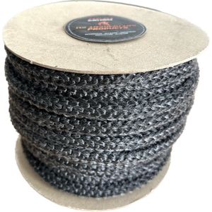 550 °C | ø 6 mm x 25 m zwart kachelkoord rond