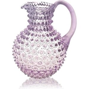 Anna von Lipa - Waterkan Schenkkan Glas Dots Karaf Kan - Paris Hobnail Karaf 2L lilla paars