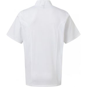 Schort/Tuniek/Werkblouse Unisex M Premier Lange mouw White 65% Polyester, 35% Katoen