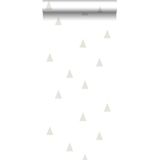 ESTAhome behang grafische driehoekjes mintgroen en wit - 128868 - 53 cm x 10.05 m