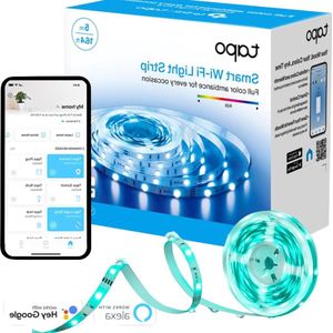 Led strip 5m WiFi App Control RGB Multicolour - Works with Alexa(Echo and Echo Dot)&Google Home - Suitable for TV Kitchen DIY Decoration