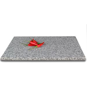 Granieten snijplank, stenen bord, granieten bord, serveerbord (granieten kristal, 30 x 20 x 1 cm)