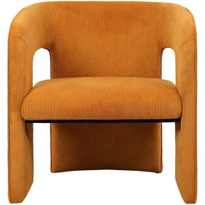 Leitmotiv Stoel Vigor - Geel - 66x69x73cm - Scandinavisch