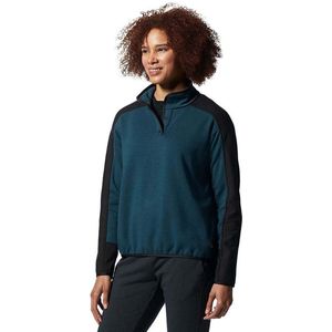 Mountain Hardwear Camplife Halve Rits Sweatshirt Blauw S Vrouw