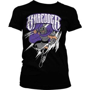 Teenage Mutant Ninja Turtles Dames Tshirt -S- The Shredder Zwart