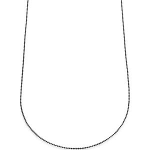 Lucleon - Heren - Roestvrij Staal Schakelketting - Zwart