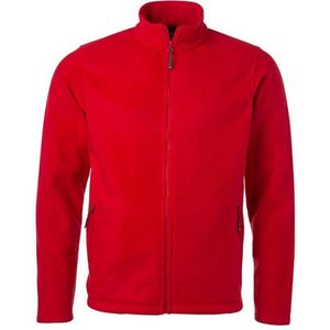 James and Nicholson Heren Fleece Jas (Rood)