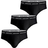 Björn Borg Cotton Stretch brief - heren slips (3-pack) - zwart