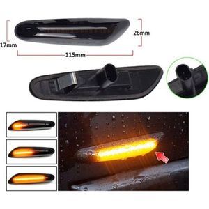 Knipperlicht Dynamisch Black Geschikt voor BMW 1 Serie, 3 Serie, X1 en X3 Dynamisch knipperlicht BMW