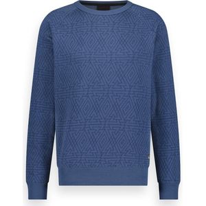 Twinlife Trui Sweater Tw24301 Dark Denim Mannen Maat - XL