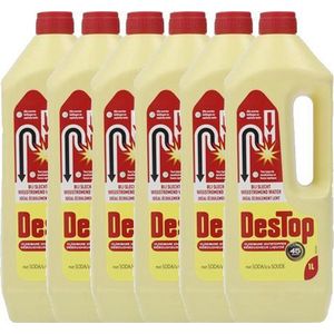 Destop - Ontstopper - Soda - 6 x 1L - Voordeelverpakking
