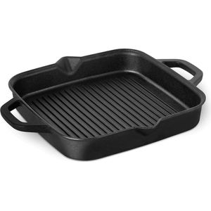 Grillpan 26 cm - Gietijzeren met antiaanbaklaag