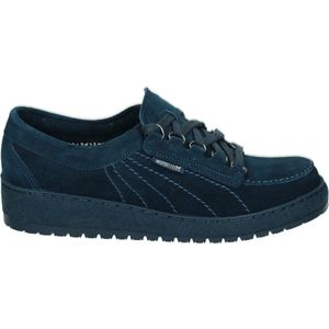 Mephisto LADY VELOUR - Dames veterschoenen - Kleur: Blauw - Maat: 42