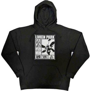 Linkin Park - Logos Rectangle Hoodie/trui - 2XL - Zwart