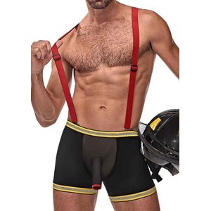 Male Power Hose Me Down Kostuum - L/XL black S/M