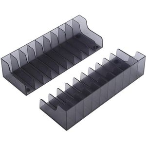Portable Durable CD Storage Bracket - 2Pcs Game Card Holder - Large Capacity ABS Dustproof - Compatible with PS4/SLIM/PRO .