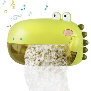 Badspeelgoed, Dinosaurus Schuimmachine voor in bad met Muziek, Badspeelgoed voor Baby met 1000 Bubbels per Minuut