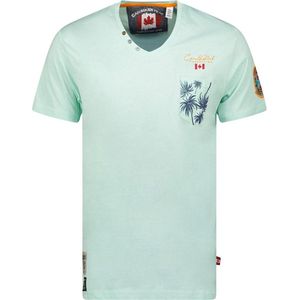 Canadian Peak T-shirt V-Hals Met Print Jibeak Mint - 3XL