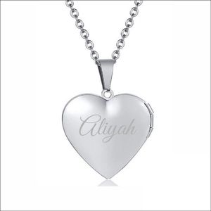 Fotohanger Met Ketting En Naam Gravering - Aliyah