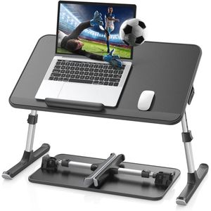 Verstelbare Laptoptafel voor Bed - Inklapbaar en Comfortabel voor Gebruik tot 17 Inch