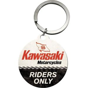 Kawasaki Riders Only Ronde Sleutelhanger