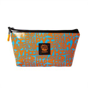 Biggdesign Make-Up Etui - Make Up Tas dames - Toilettas Vrouwen - Waterafstotend - 25x13,5x6,5 cm - Oranje