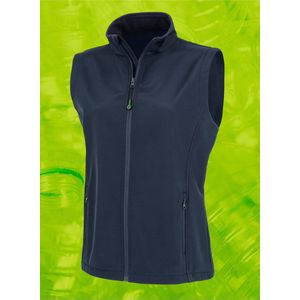 Result Gerecycleerde dames softshell-bodywarmer R902F - Navy - L