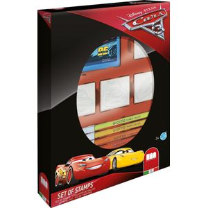 Multiprint Disney Cars 3 - box - 4 stempels + 7 stiften