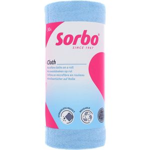 Sorbo Microvezeldoek op Rol - Herbruikbare Schoonmaakdoekjes - 30 Stuks