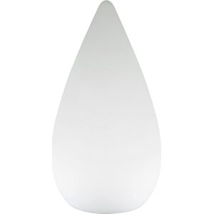 LED Tafellamp - Torna Palina - 1.5W - Warm Wit 3000K - RGBW - Dimbaar - Ovaal - Mat Wit - Kunststof