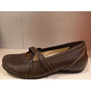 WOLKY 4041 Cusani ballerina / instapper - bruin - maat 42