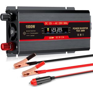 ApexArte® Omvormer 12v 230v Zuivere Sinus - Spanningsomvormer