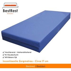 Zorgmatras Incontinentie - Waterdicht - Koudschuim Hybride - ca 17cm dik - 90x190cm