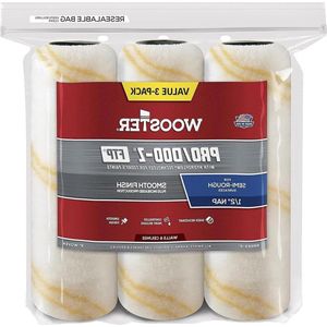 Pro Doo Z FTP Roller Cover 1/2-Inch Nap 9 Inch (3-Pack) - 1/2-Inch Nap Roller Cover