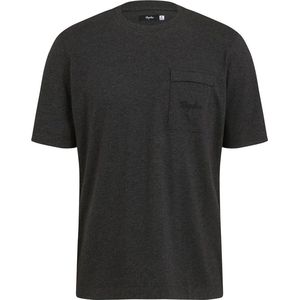 Rapha Logo T-shirt Met Korte Mouwen En Zak Grijs S Man