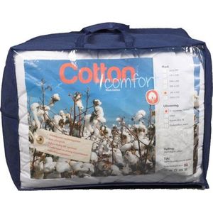 Katoenen dekbed Cotton Comfort - 4-seizoenen dekbed - Antilallergisch - 90 graden wasbaar - 240x220cm
