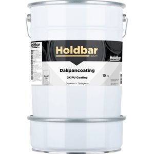 Holdbar Dakpancoating Antracietgrijs (RAL 7016) 10 Kg - Waterdicht - Vuil afstotend - UV-bestendig - Alle Kleuren - Dakpannen verven - Hecht op Steen, Beton, Dakpannen of Bestaande coating - 2 Componenten