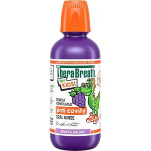 Therabreath Kids Mouthwash - Mondspoeling- Mondwater - Organic Grapes Galore - 473ml