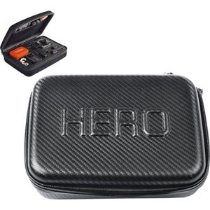 Mobigear - Hoesje geschikt voor GoPro HERO 4 / 3 Plus / 3 / 2 / 1 Hoesje | Mobigear Carbon - - GoPro HERO 4 / 3 Plus / 3 / 2 / 1 - Zwart